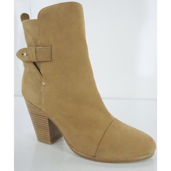 Rag & Bone Kinsey Brown Suede Classic Cap Toe Ankle Boots Size 40 10 NIB $595 - Picture 2 of 12